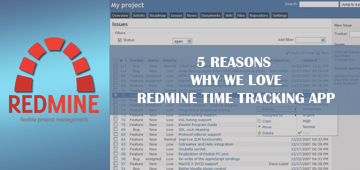 5 Reasons Why We Love Redmine Time Tracking App
