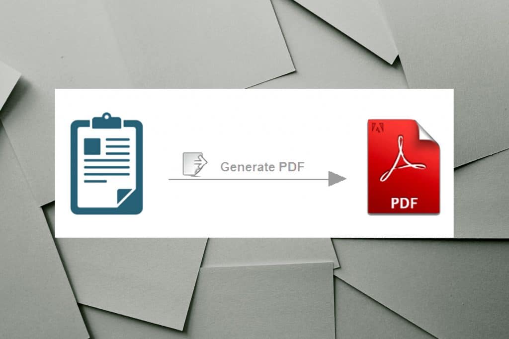 PDF Tips. How to generate PDF document via ODF report right