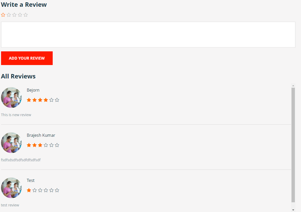 Indian dev team reviews