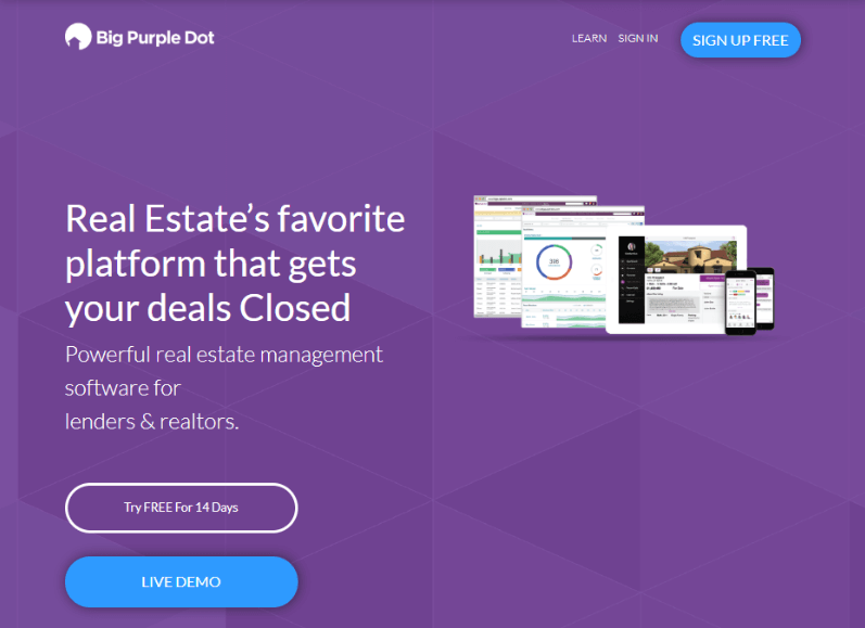 Homepage of the Big Purple Dot