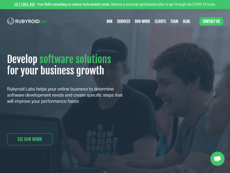 Rubyroid Labs homepage