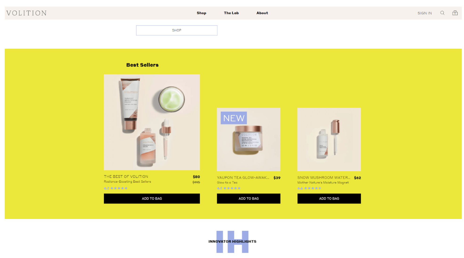 ecomerce website usability